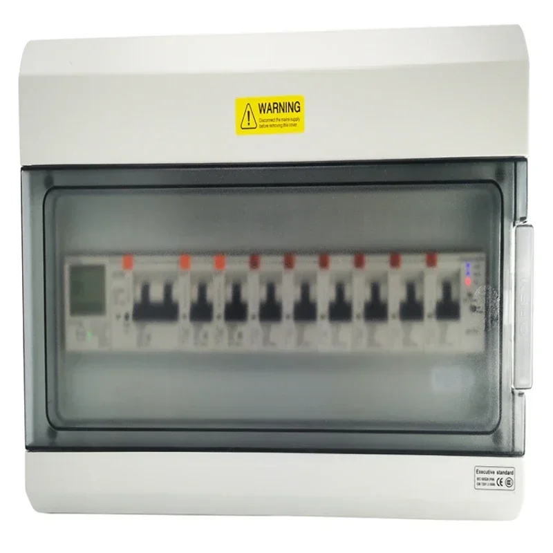 Waterproof 10a 16a Mcb Solar System Monitoring Energy Meter Rcbo Earth Leakage Electric Gprs Circuit Breaker