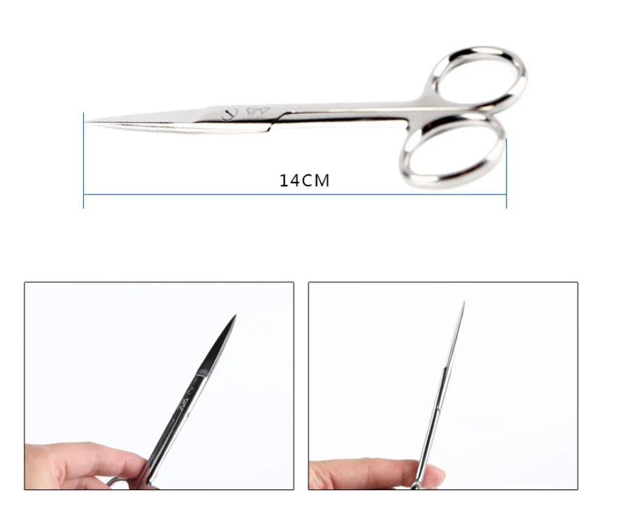 Hot Aquarium Cleaning Tool VIV Aquatic Stainless Steel Plant Scissors Cleaning Tool ADA Quality Aquarium Aquatic Tools