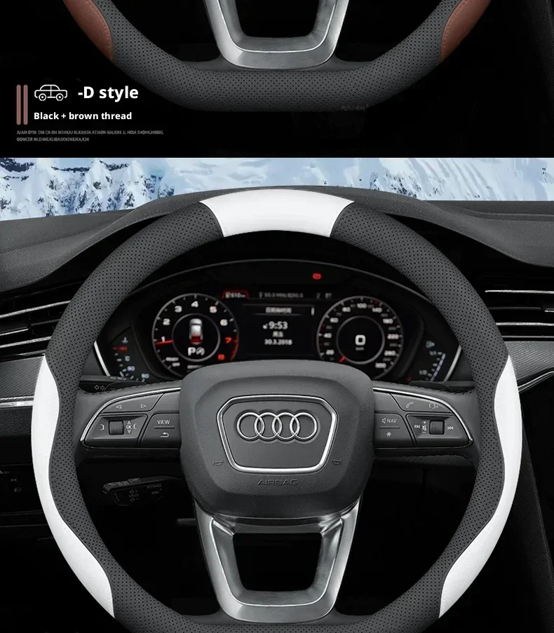 2026 MG Lenkradbezug aus Nappaleder, passend für MG4 EV, MG ZS, MG HS, MG3 Hybrid+, MG5 EV, MGS6 EV, Cyberster Autozubehör – Detail 27