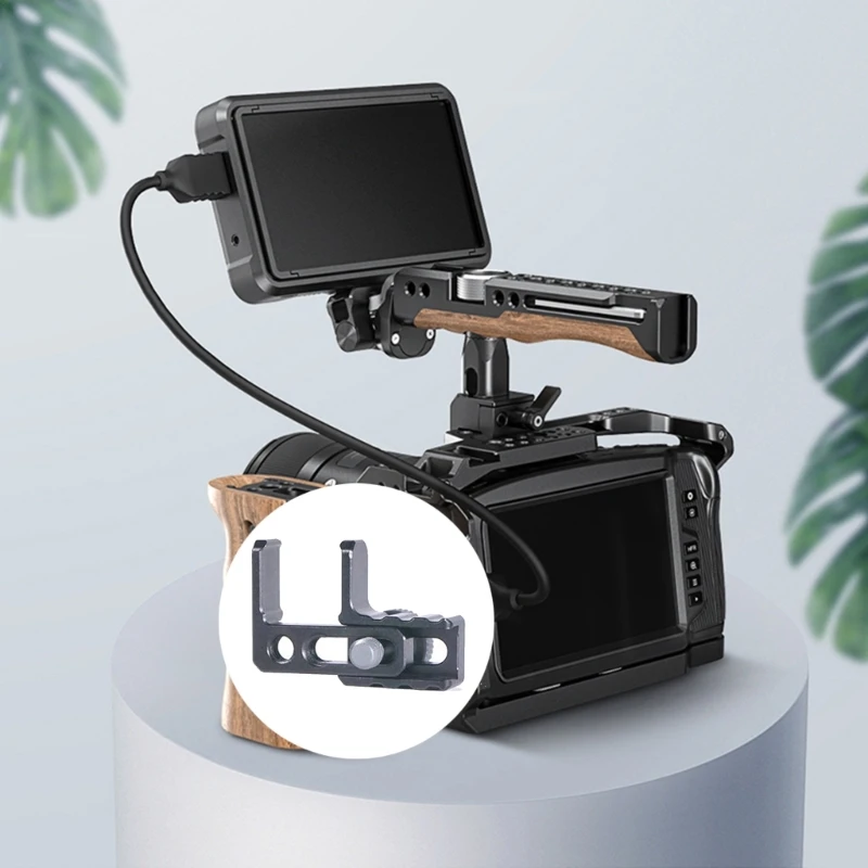 HDMIcompatible Cable Clamp for A72 A73 A7R4 DSLR Cameras Ensuring Stable Connection During Outdoor and Studio