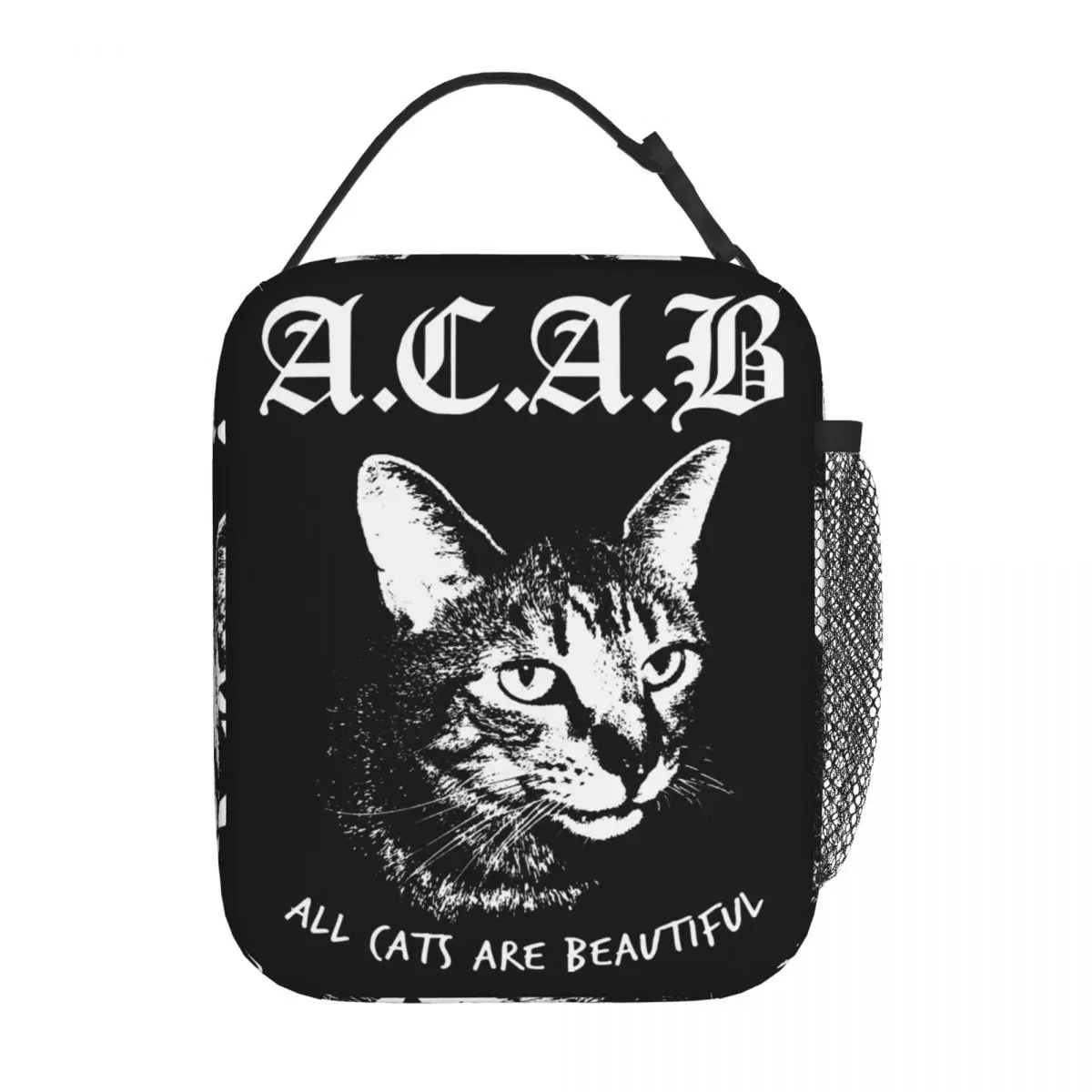 ACAB Slogan Thermal Insulated Lunch Bags Outdoor A C A B Reusable Box for Lunch Cooler Thermal Food Box