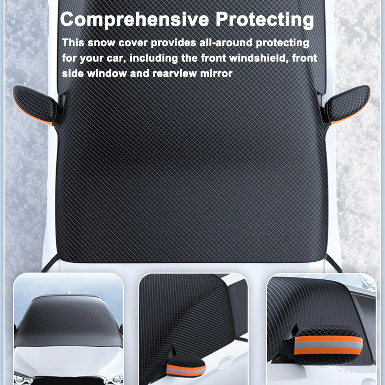 

Чехол для лобового стекла автомобиля от снега