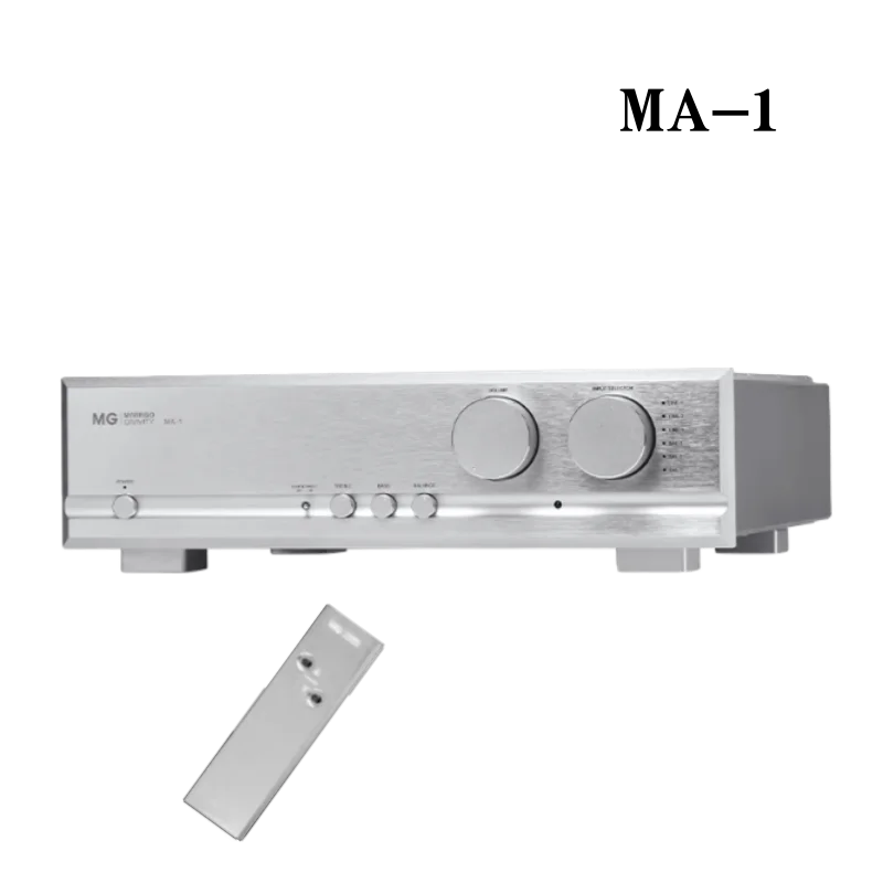 

Высококачественный Hi-Fi предусилитель класса А MA-1 с регулировкой высоких и низких частот и пультом дистанционного управления.