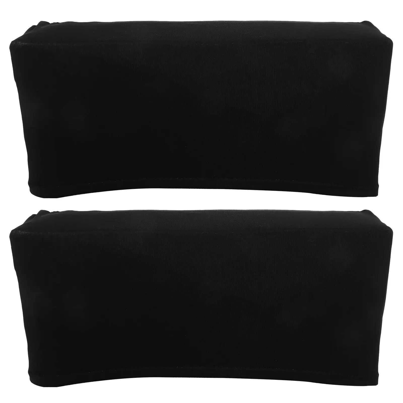 2Pcs Elastic Office Chair Backrest Cover Set Polyester Stretch Backrest Protectors for Computer Desk Chairs Comfortable Easy