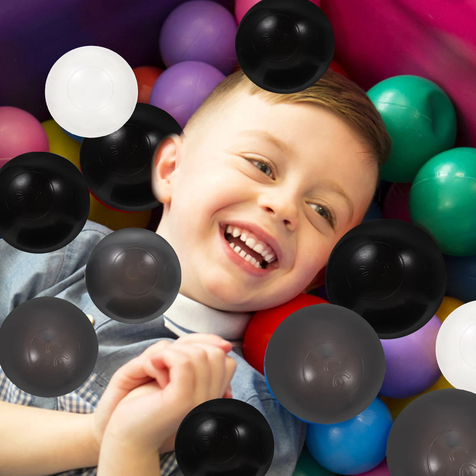 

50pcs Ocean For Birthday Balls Soft Plastic Toys Kids Crawling Pit Balls Crush Proof Toy Ball Play Outdoor Games