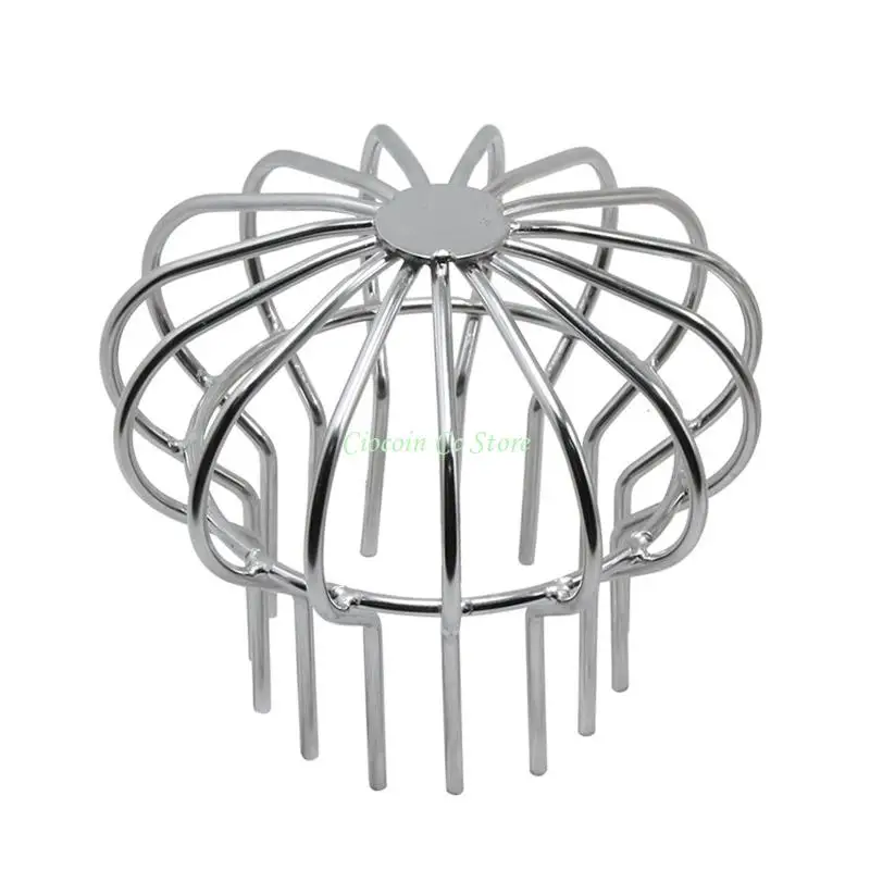X90F Steel Drainage Grate Cover Anti Clog Design Outdoor Water Drain Solution Corrosion Resistant Round Drain Meshing For Patio