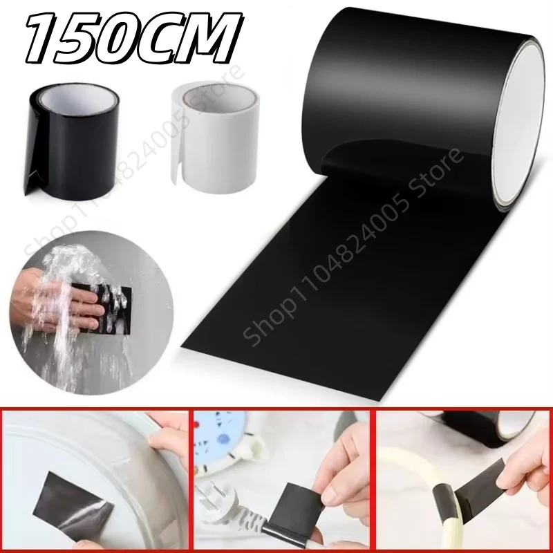 150CM Super Strong Waterproof Tape Stop Leaks Seal Repair Tape Outdoor Garden Ultra-Durable Leakage Hose Repair Tape