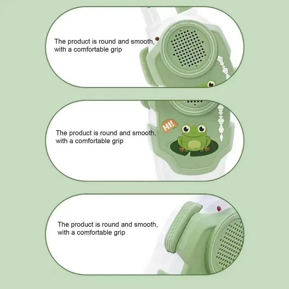 Kids Walkie Talkie Mini Phone Call Children Cartoon Talkie Walkie Long Range 2 Way Radio Interphone Boys Girls Birthday Gifts