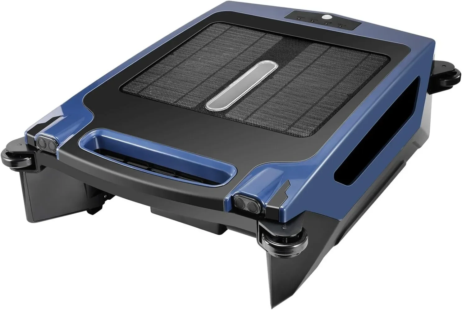 

Pool Surface Cleaner Robot with Solar and Rechargeable Dual Mode, Cordless Robotic Pool Cleaner, Smart Pool Skimmer Basket