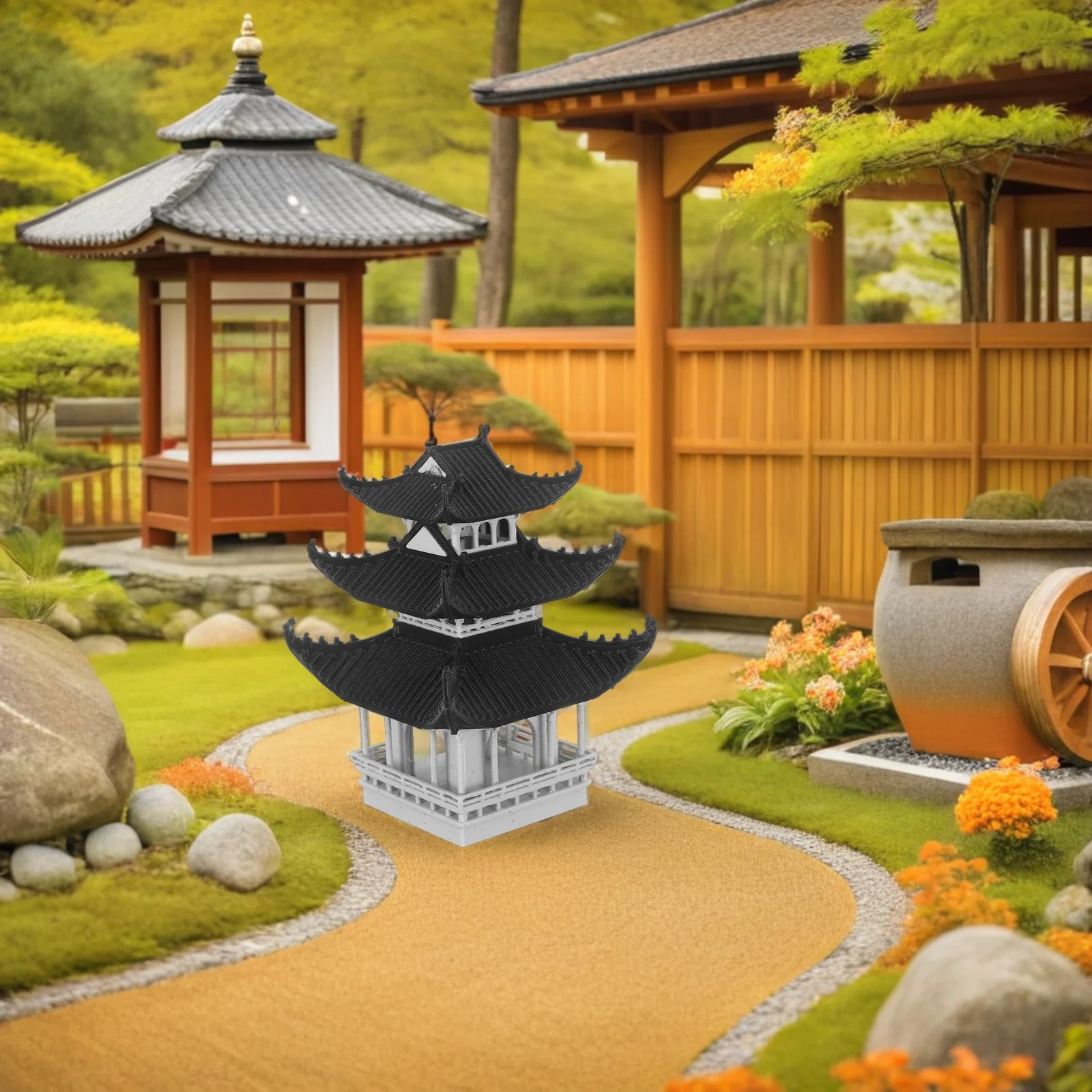 

Modern Miniature Landscape Building Ornaments Exquisite Home Office Decorative Accents Unique Gifts for Friends and Family