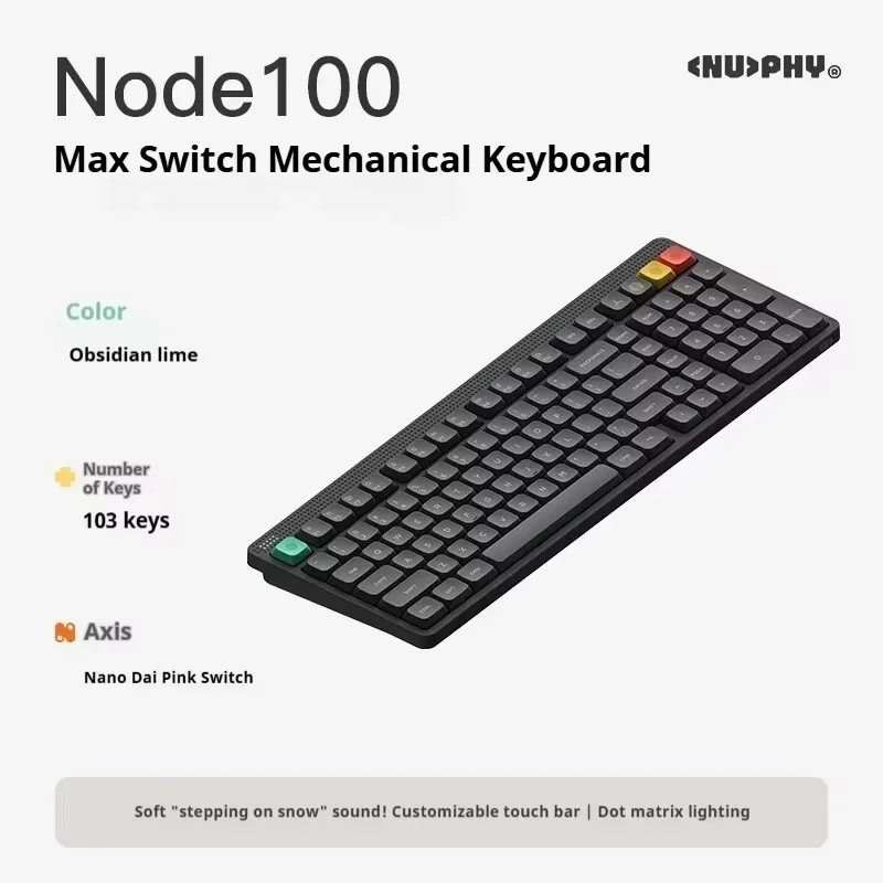 NuPhy Node 100 ワイヤレスメカニカルキーボード カスタムナノ