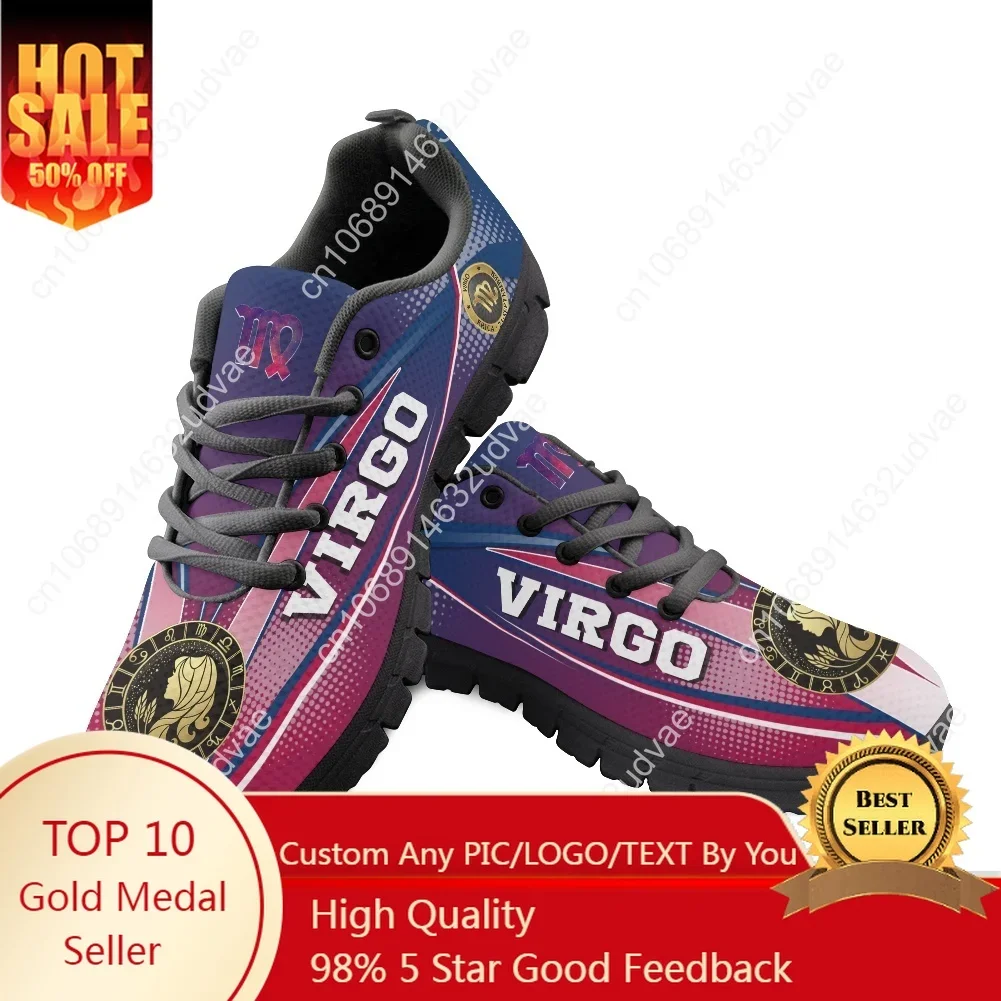 

2025 New Products Zodiac Virgo Navy Sports Shoes Mens Womens Teenager Children Custom Sneakers Shoe High Quality Couple Shoes