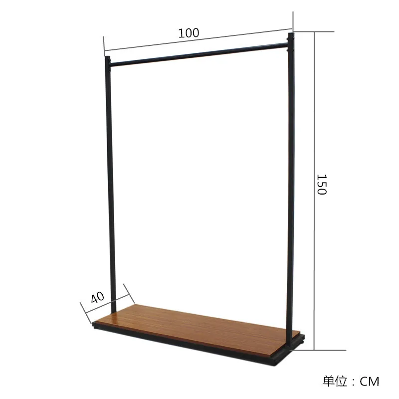 custom.Kainice Customized Clothing Store Metal Clothes Hanger Rack Iron Freestanding Garment Rack Clothes Display Racks