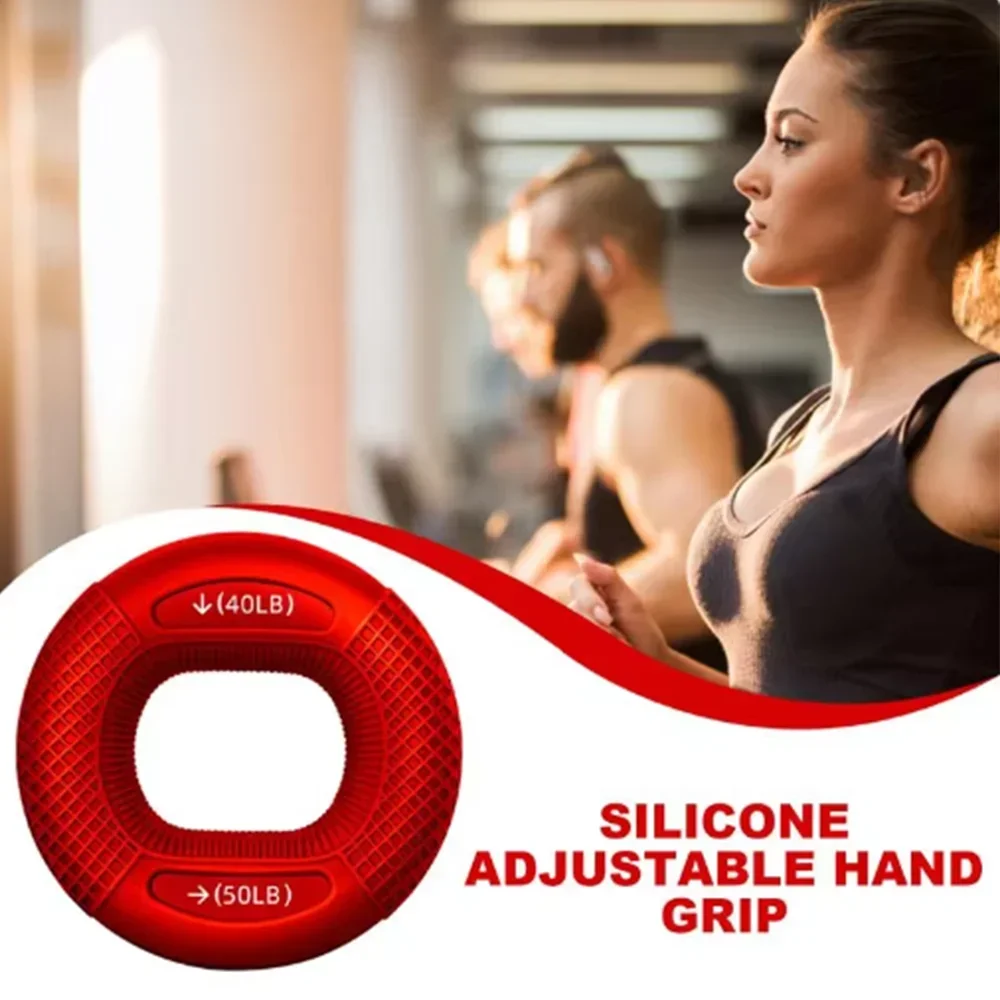 20~80LB Silicone Finger Strengthener Forearm Trainer Rehabilitation Muscle Workout Exercise Portable Fitness Equipment Crossfit