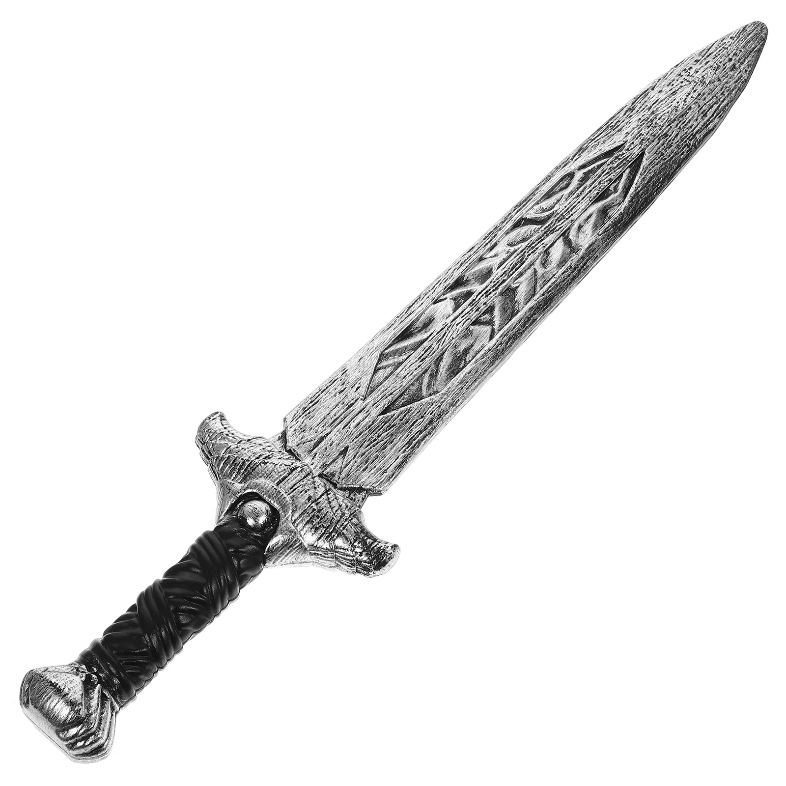 

Silver Cosplay Swords Wear-resistant Toy Interactive Game Plaything Halloween Party Plaything Role Props Roman Sword