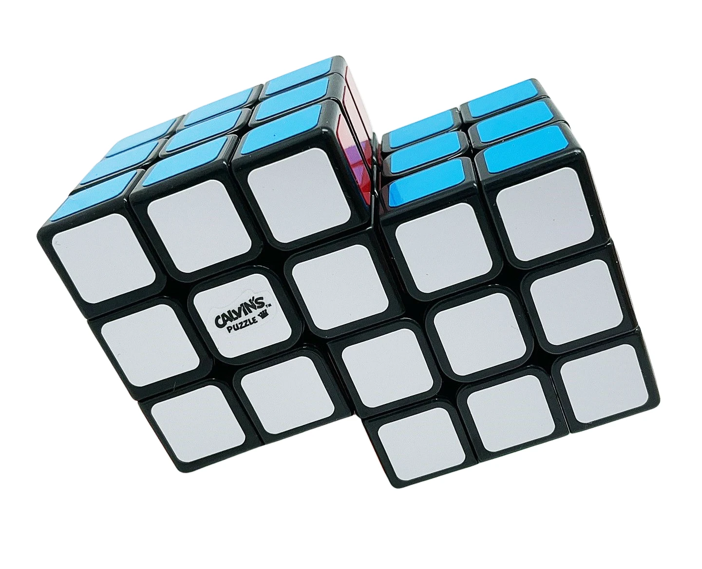 كالفين 3x3 مكعب مزدوج II المكعب السحري لغز مكعب المهنية لغز اللعب ألعاب تعليمية الأطفال هدية كوبو ماجيكو لغز