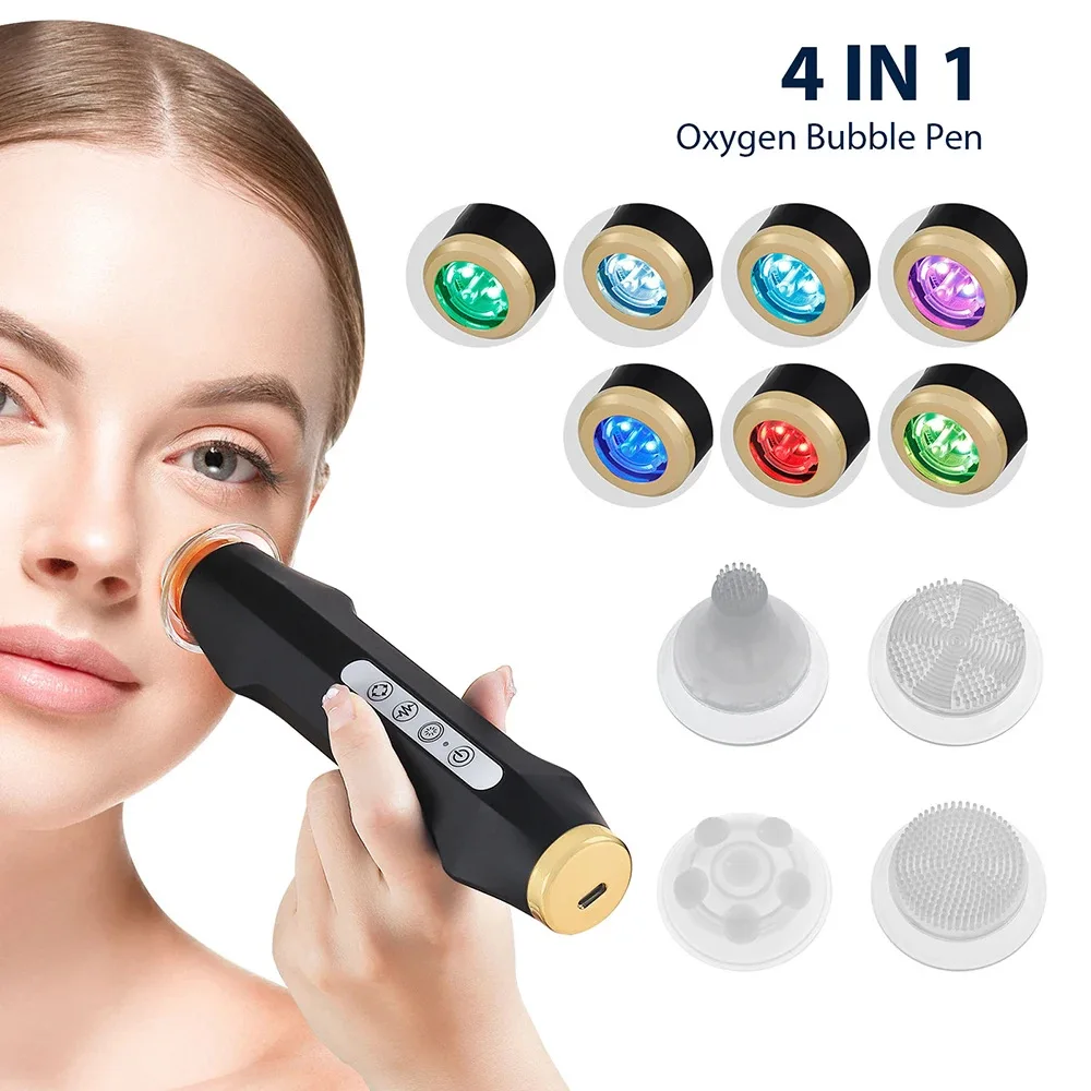 Handheld Oxygen Bubble Skin Rejuvenation Device Hydrating Revitalizing Facial Care Tool