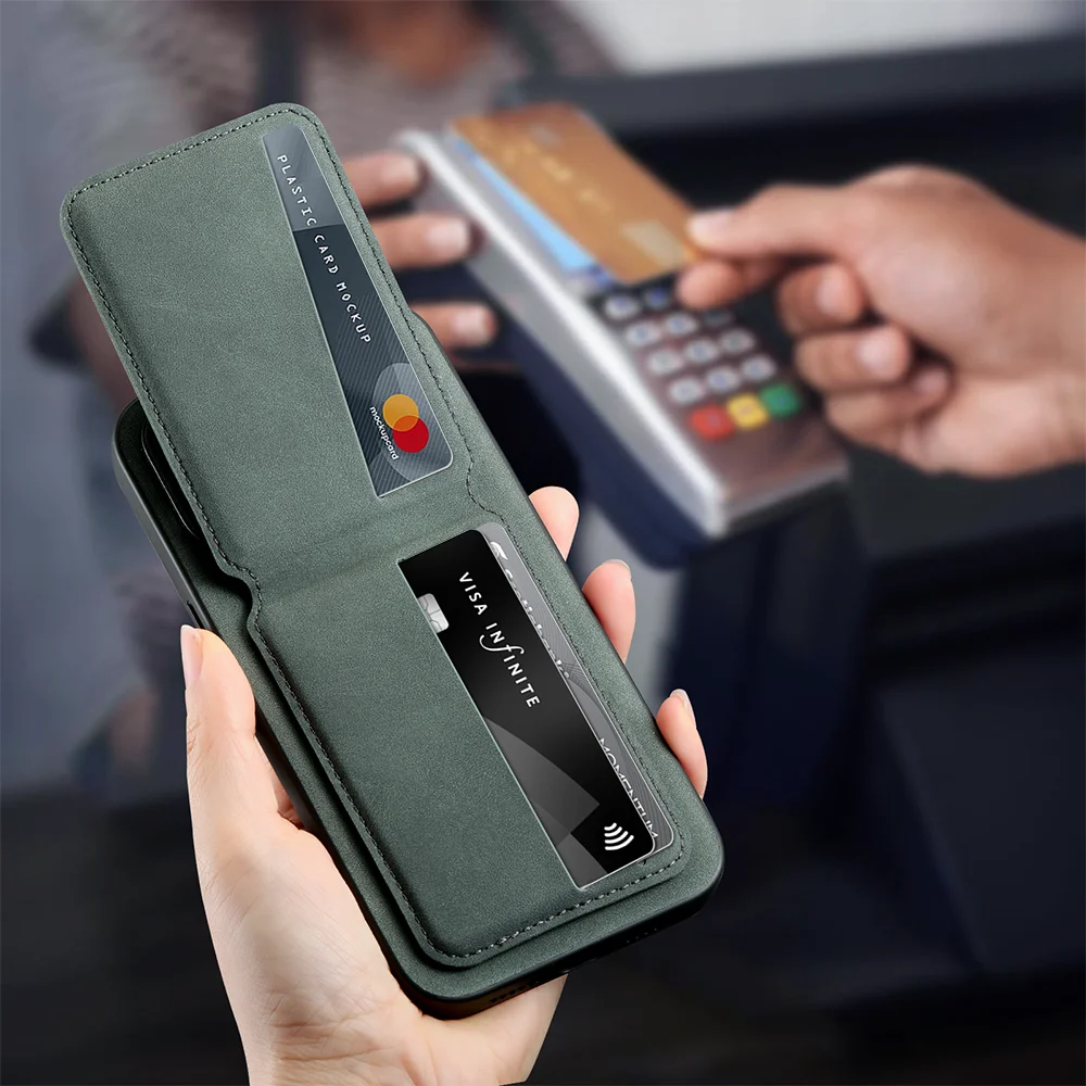 Phone Case For Honor X7B X7C X7D X8C X8B Solid Color Leather Wallet Card Slot Bracket view 4