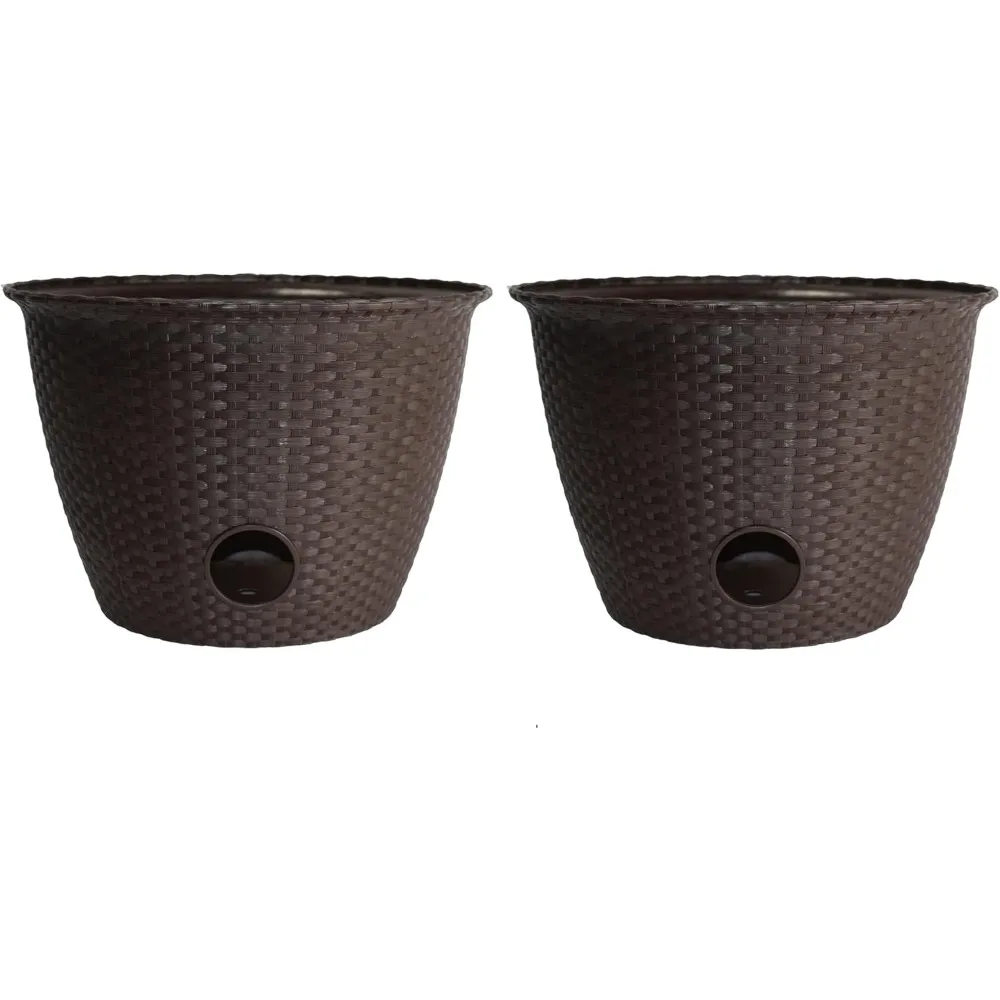 

Lightweight Decorative Plastic Garden Hose Holder with 100-Foot Capacity