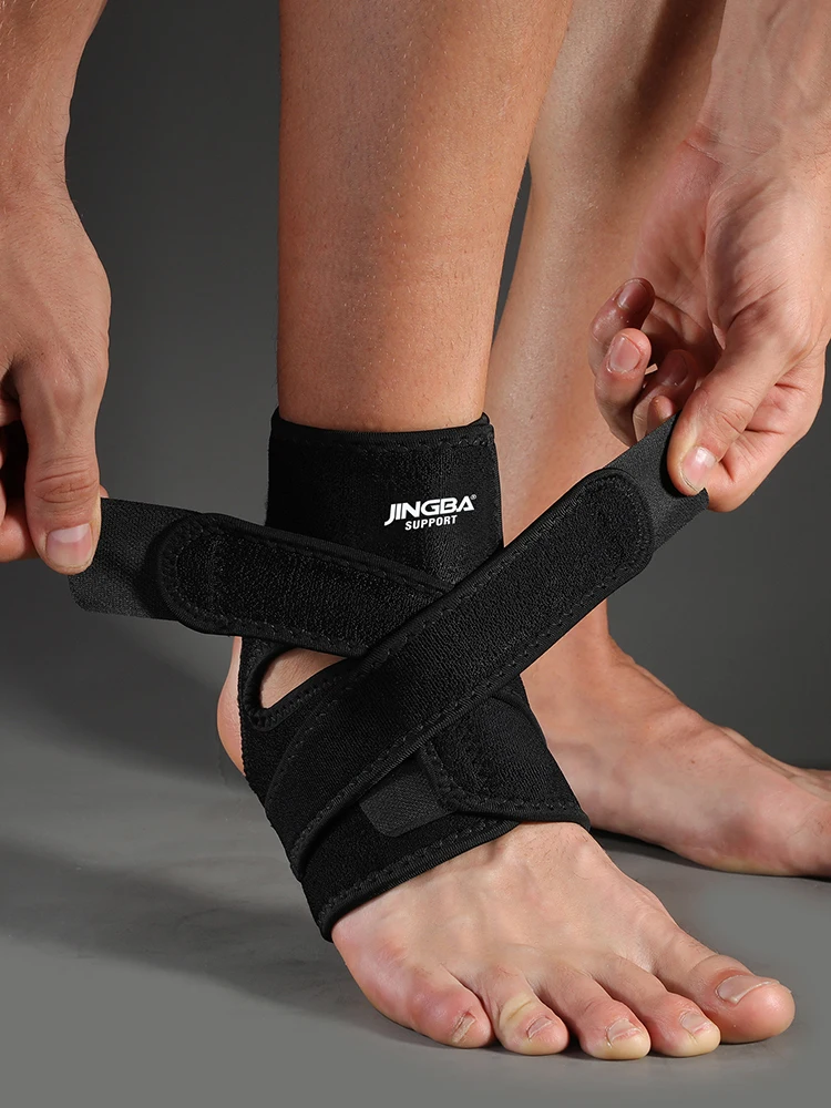 1 Pc Neoprene Ankle Support Brace Sleeve, Adjustable Wrap 8321