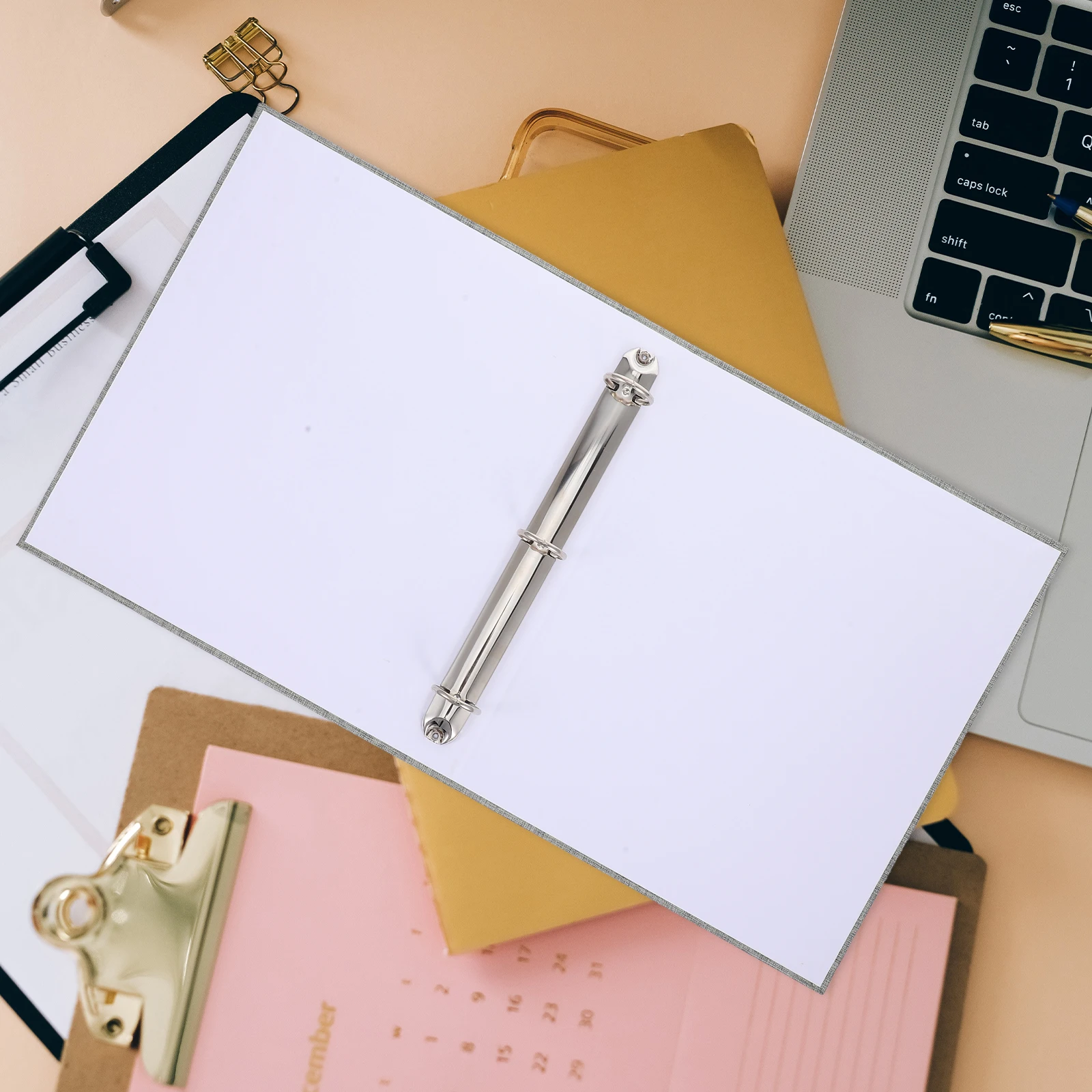 A4 File Folder Document Binder Sheet Organizer Paper Holder Portable Cloth Storage Notebook School Office Supplies