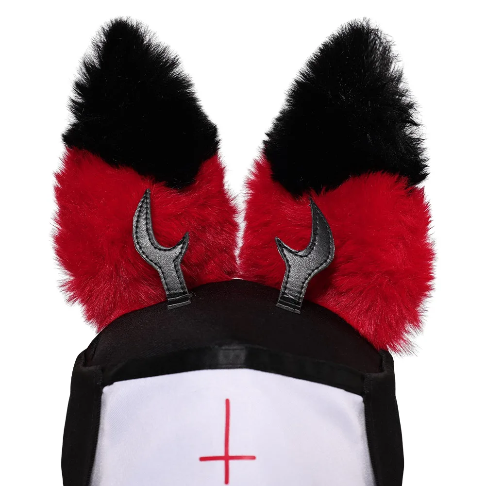 Nun Alastor Cosplay Hoed Fantasia Cartoon Hotel Hoofddeksels Kostuum Vermomming Voor Vrouwen Meisjes Hoed Halloween Pak ‎Accessoires