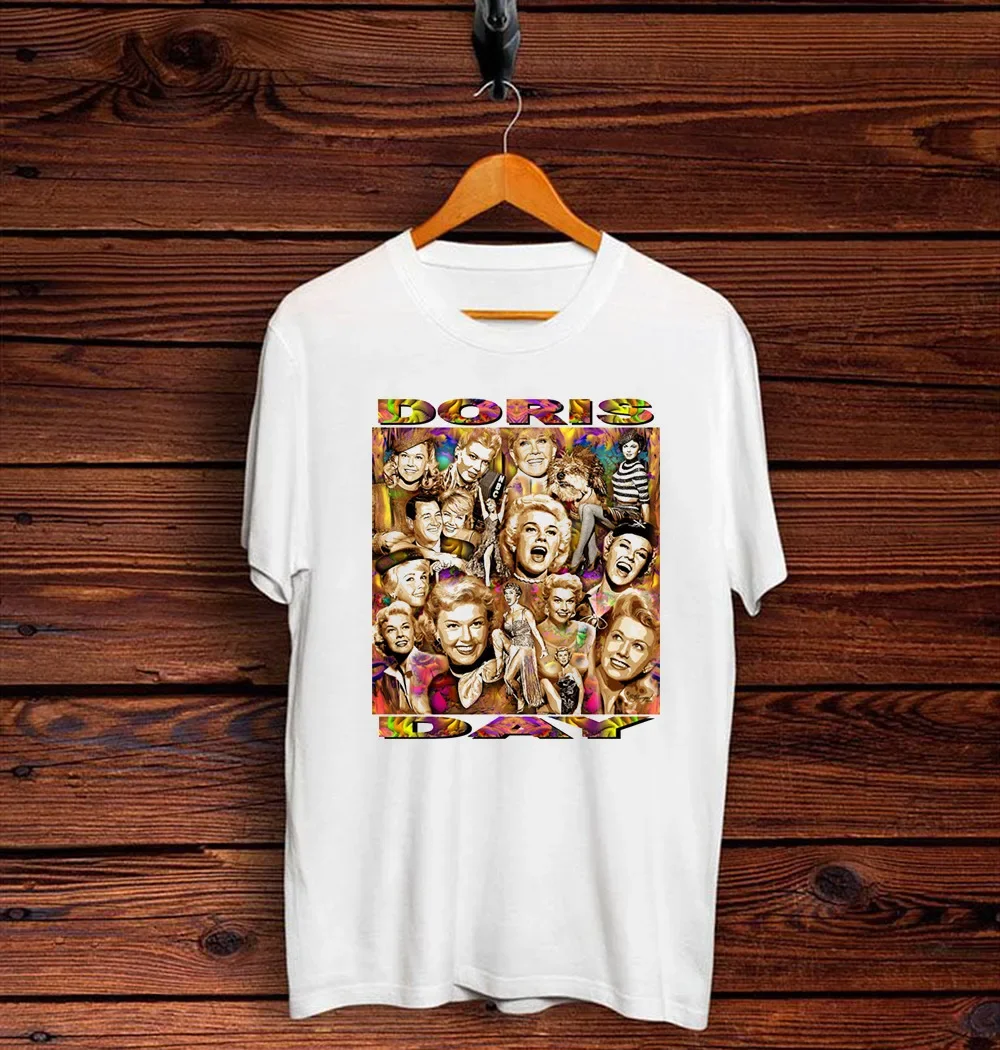 DORIS DAY TRIBUTE T SHIRT White Men And Women Size S-5XL CG1116