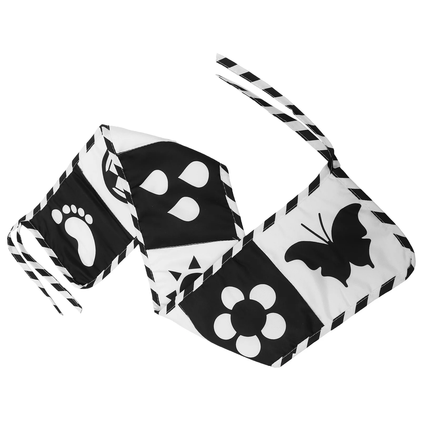 Toddler Cloth Book 3D Tear-Resistant Educational Early Learning Infant Infant Cloth Book for Visual Development Baby Books 6 to