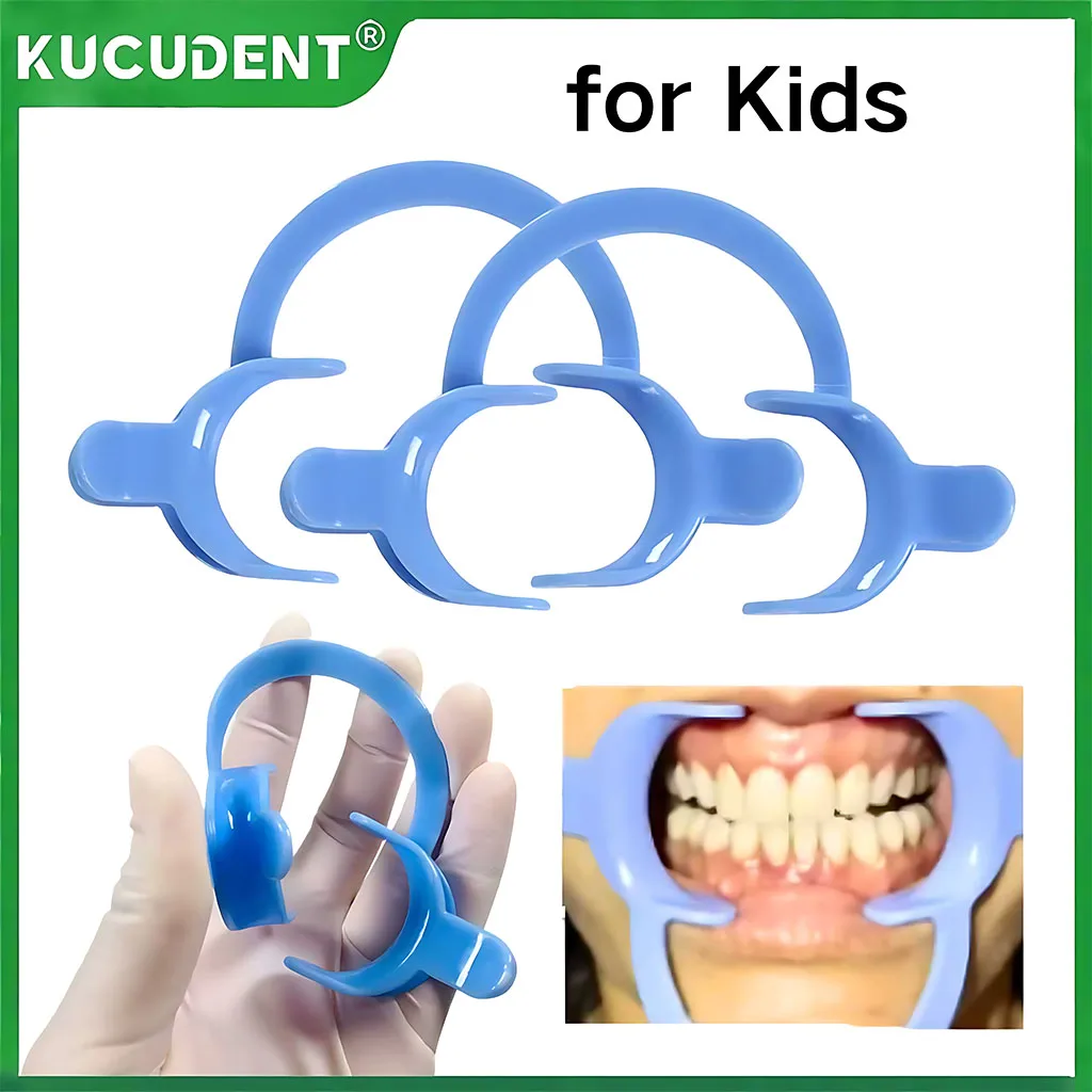 

1Pc Dental Mouth Opener C Shape With Handle for Kids Intraoral Cheek Retractor Lip Expander Orthodontic Dentist Oral Care Tool