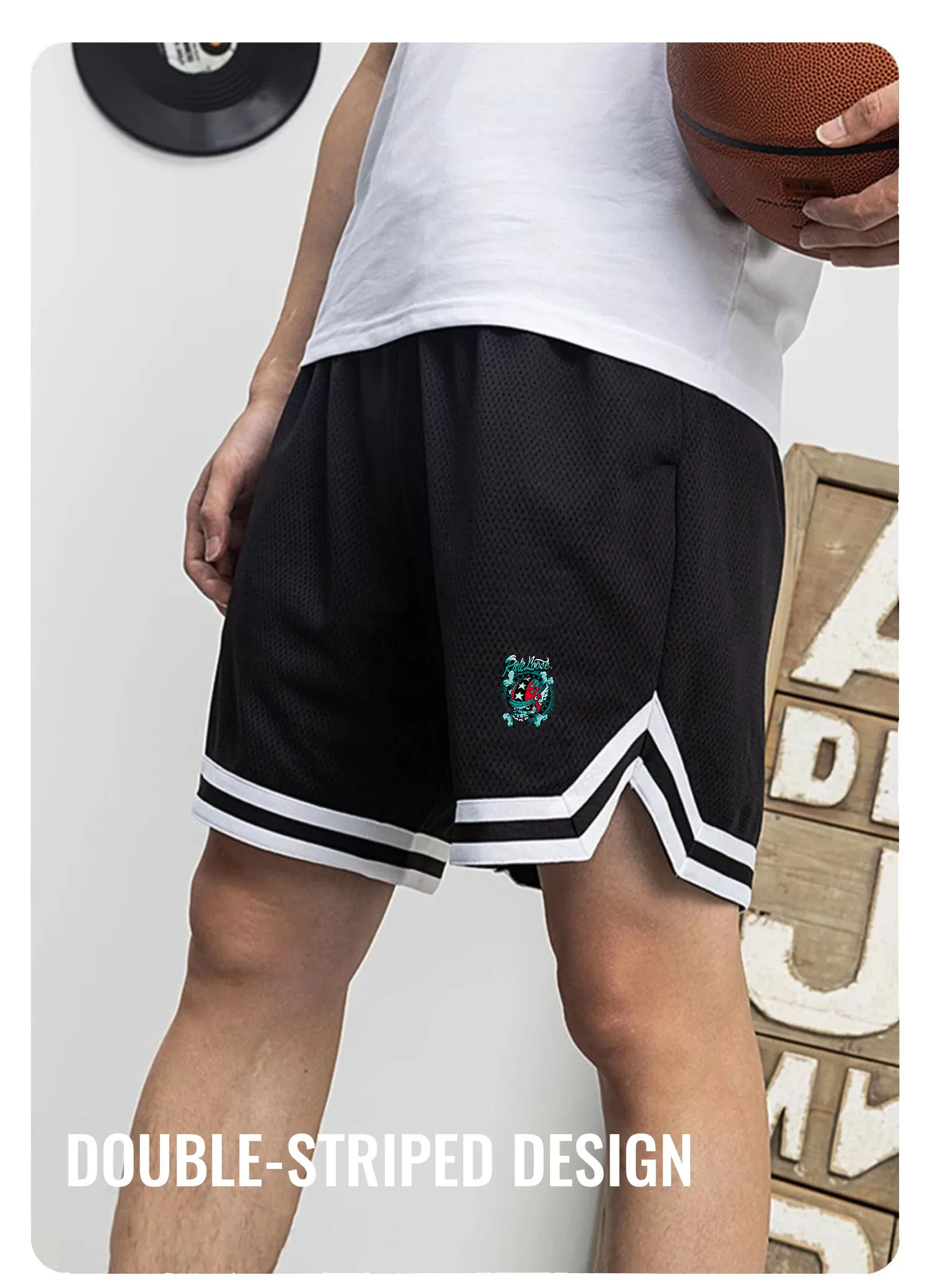 Men's Summer Jogging Sweatpants Fitness Training Short Bodybuilding Scanties Lightweight Loose Fitting Lace Up Gym Shorts