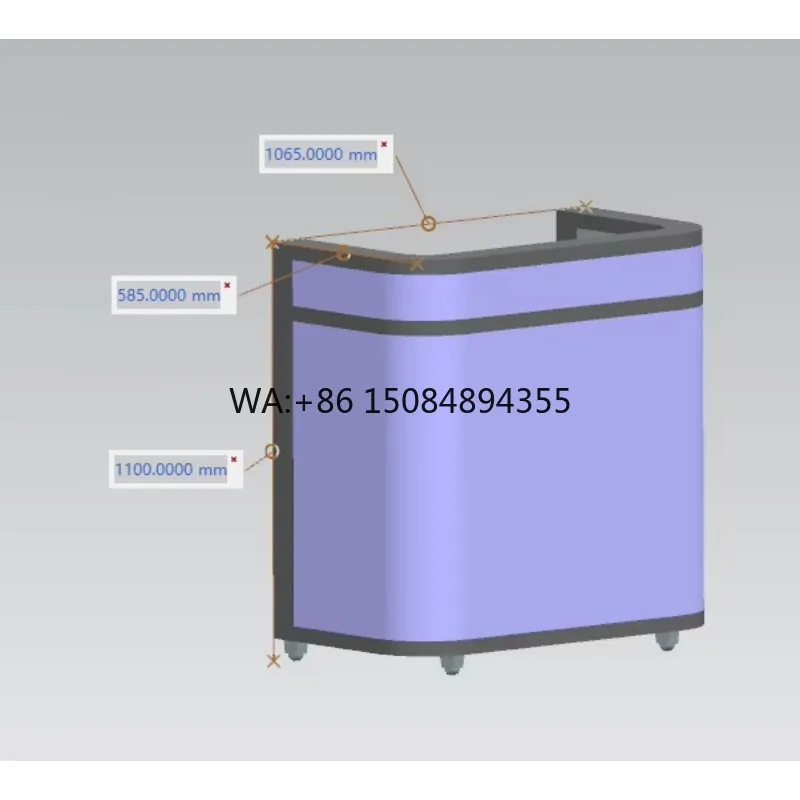 Dj Stand Front Desk Reception  Portable Booth LED Table Wall Display Dj Booth Led Display for Events