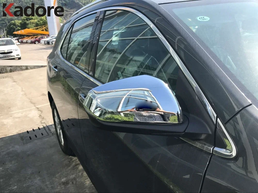 For Chevrolet Holden Equinox 2018 2019 2020 2021 Chrome Rearview Mirror Cover Trim Side Wing Mirrors Cap Overlay Car Accessories