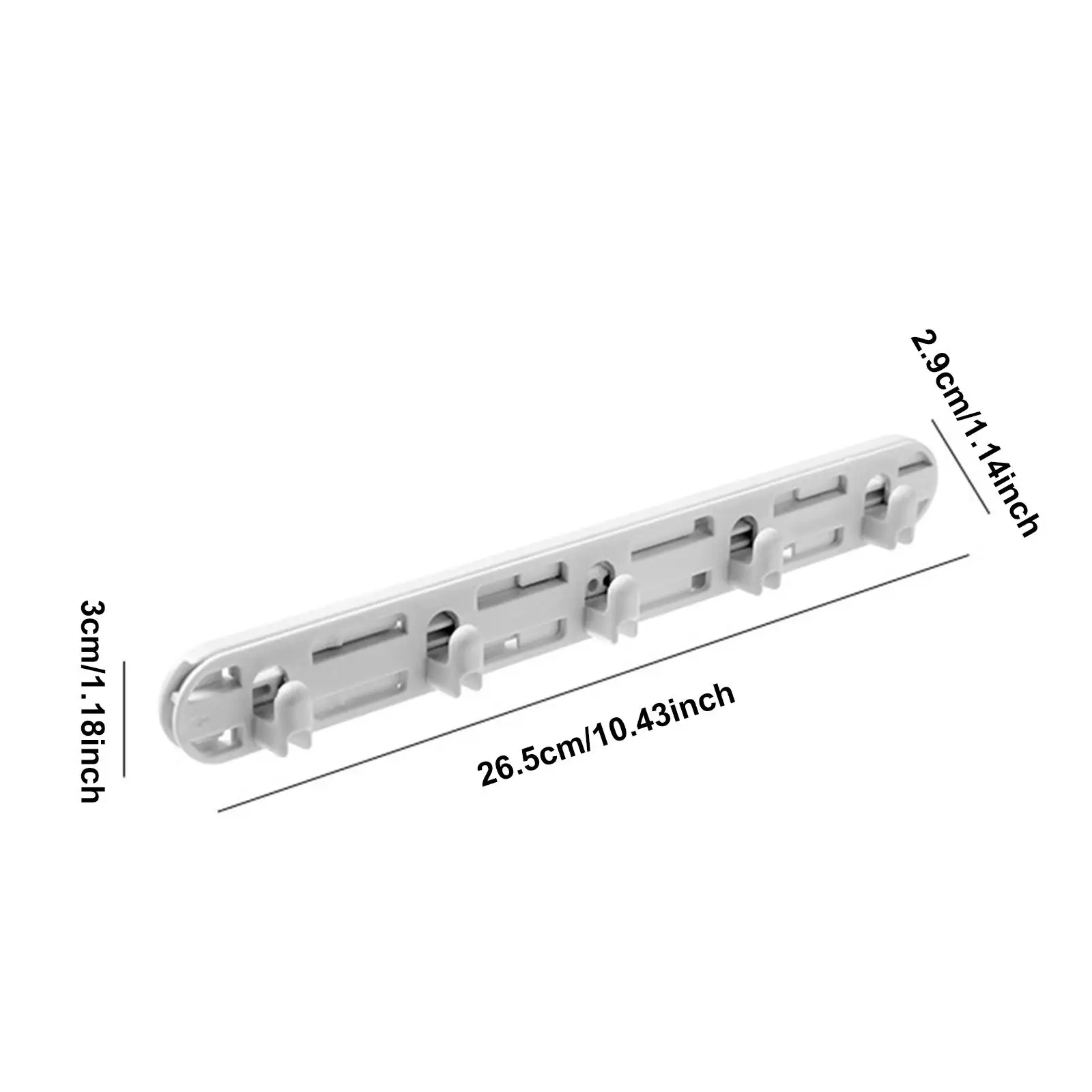 Pull Out Gap Slide Hooks Retractable Row Hooks Lightweight Easy Installation