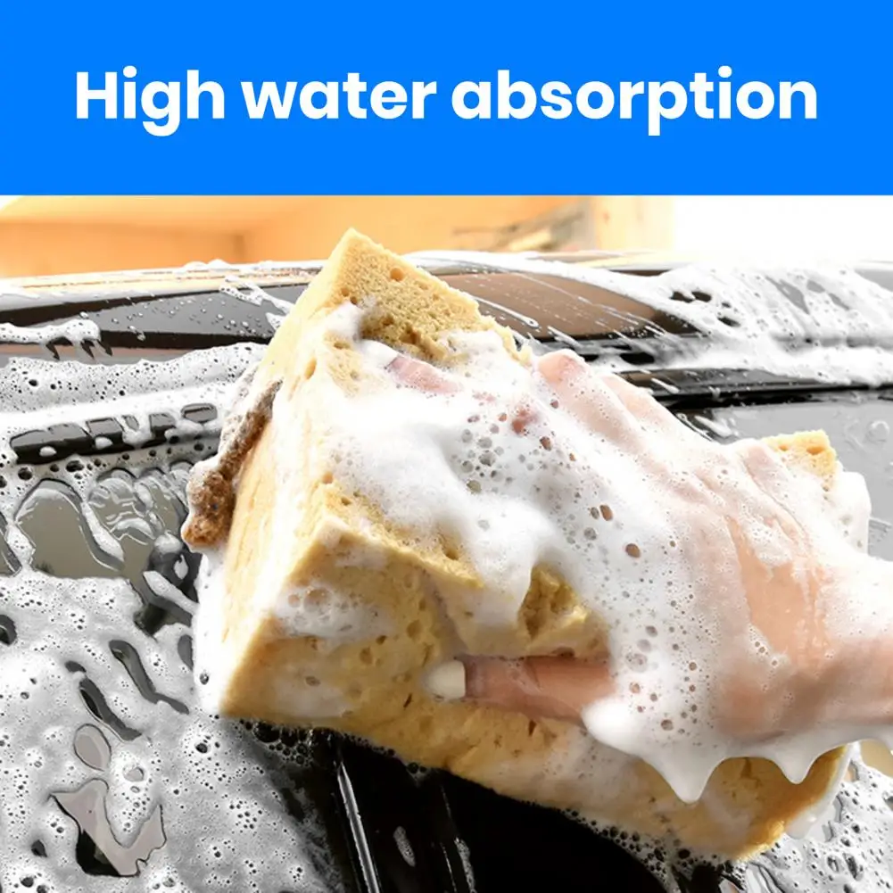 

Porous Car Sponge Super Water Absorbent Car Large Honeycomb Wash Sponge for Soft Auto Waxing Premium Coral Vehicle Accessories