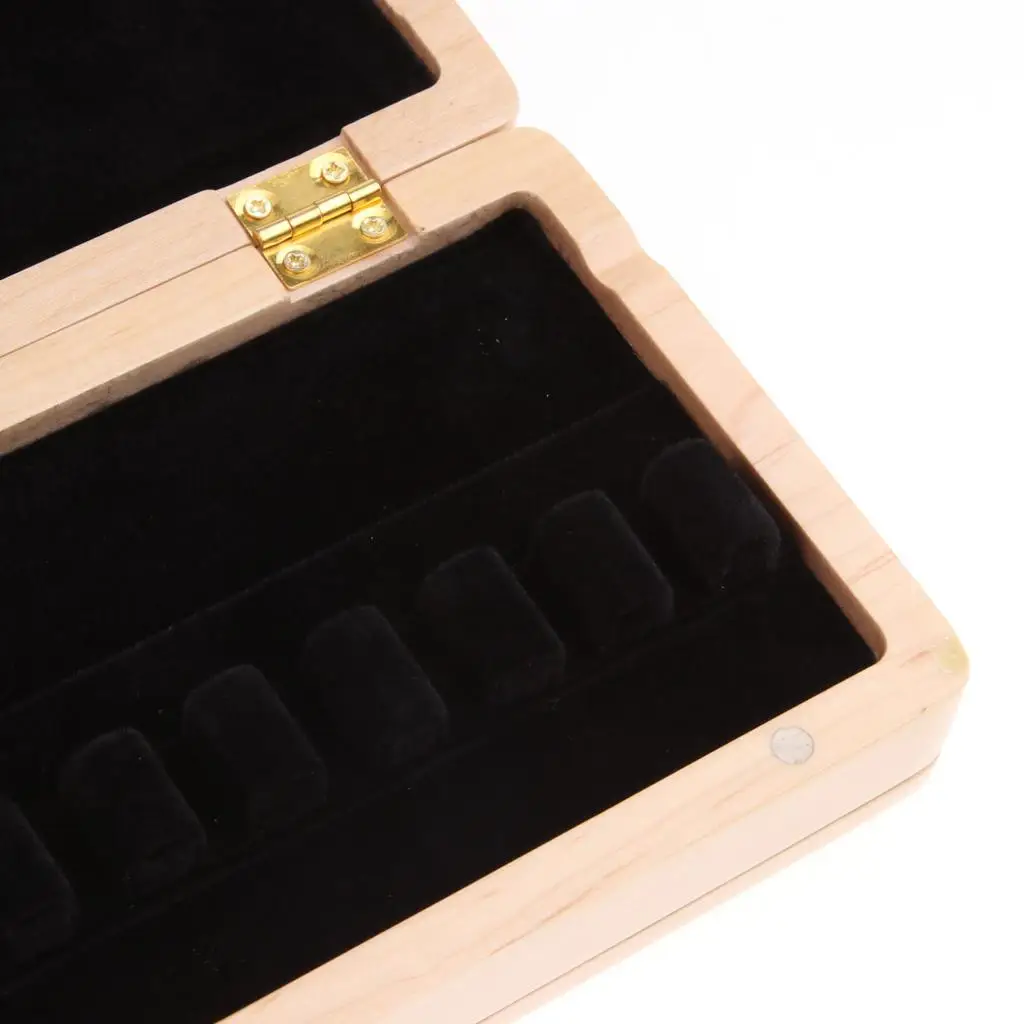 

Wooden Bassoon Reed Case Box Protector Container Storage Organizer for Woodwind Instrument Parts Accessories Humidity Control