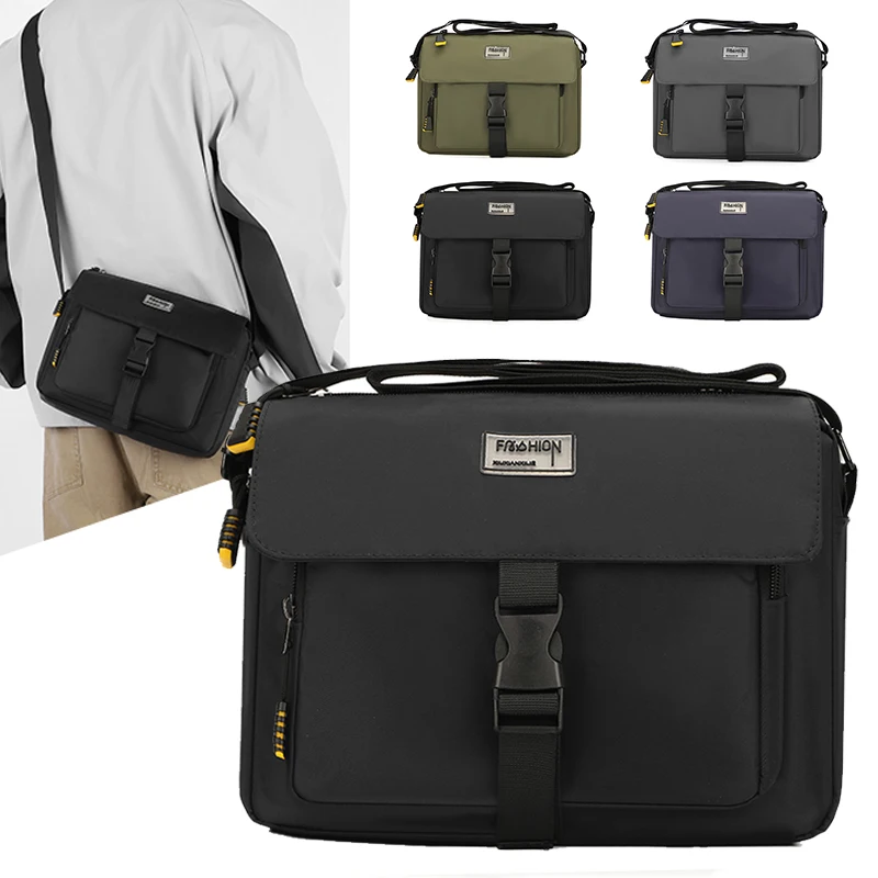 

Fashionable Men Shoulder Bag Multi-compartment Casual Crossbody Bag Suitable for Business Daily Commute Outdoor