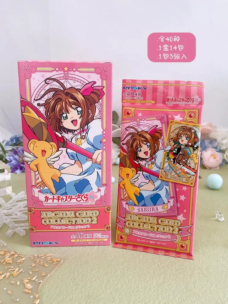 In Stock Ensky Original Arcana Card Collection 2 Cardcaptor Sakura Anime Figure Toys For Kids Gift Ornaments