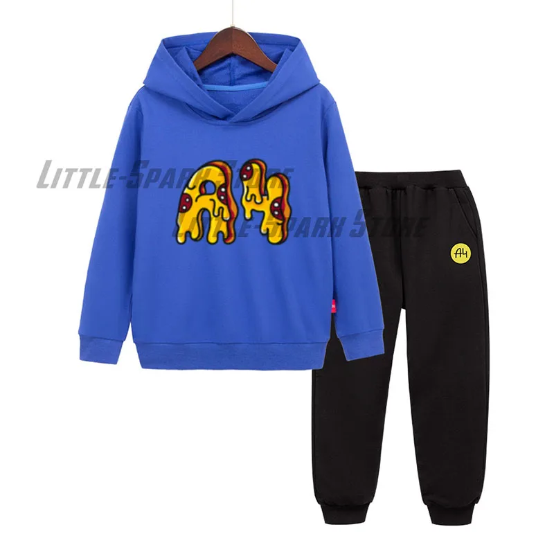 а4 мерч Lamba Children's Sweatshirt Suit Пицца А4 Baby Boy Girl Clothing Pullover Toddler Sweater Autumn Hoodie Clothes