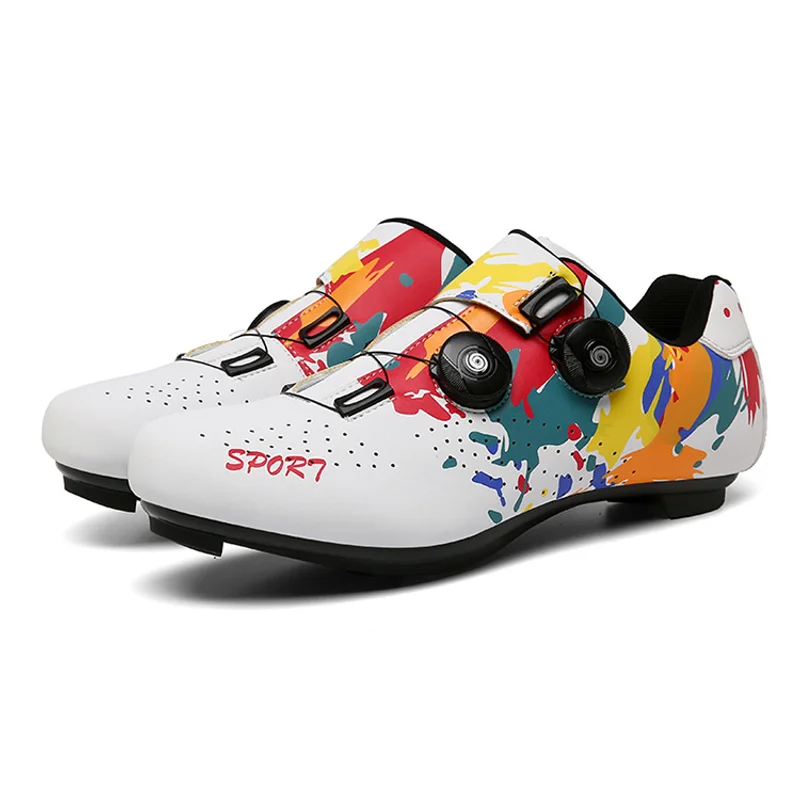 

Men MTB Cycling Shoes Speed Sports Cleats Road Bike Sneakers Professional Women Racing Shoes Nop-slip Mountain Bicycle Footwears