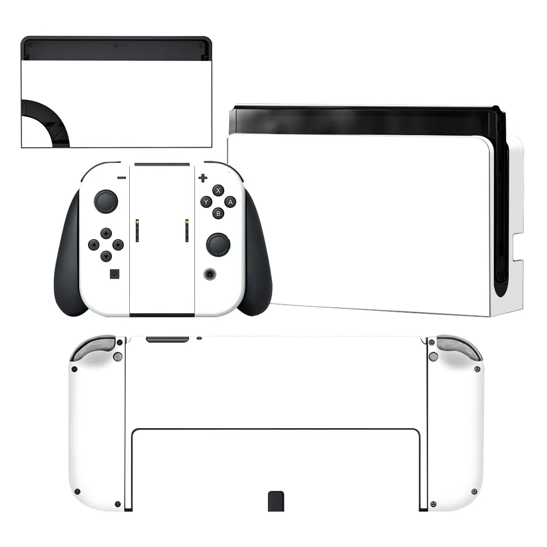 White Style Vinyl Decal Skin Sticker For Nintendo Switch OLED Console Protector  Game Accessoriy NintendoSwitch OLED