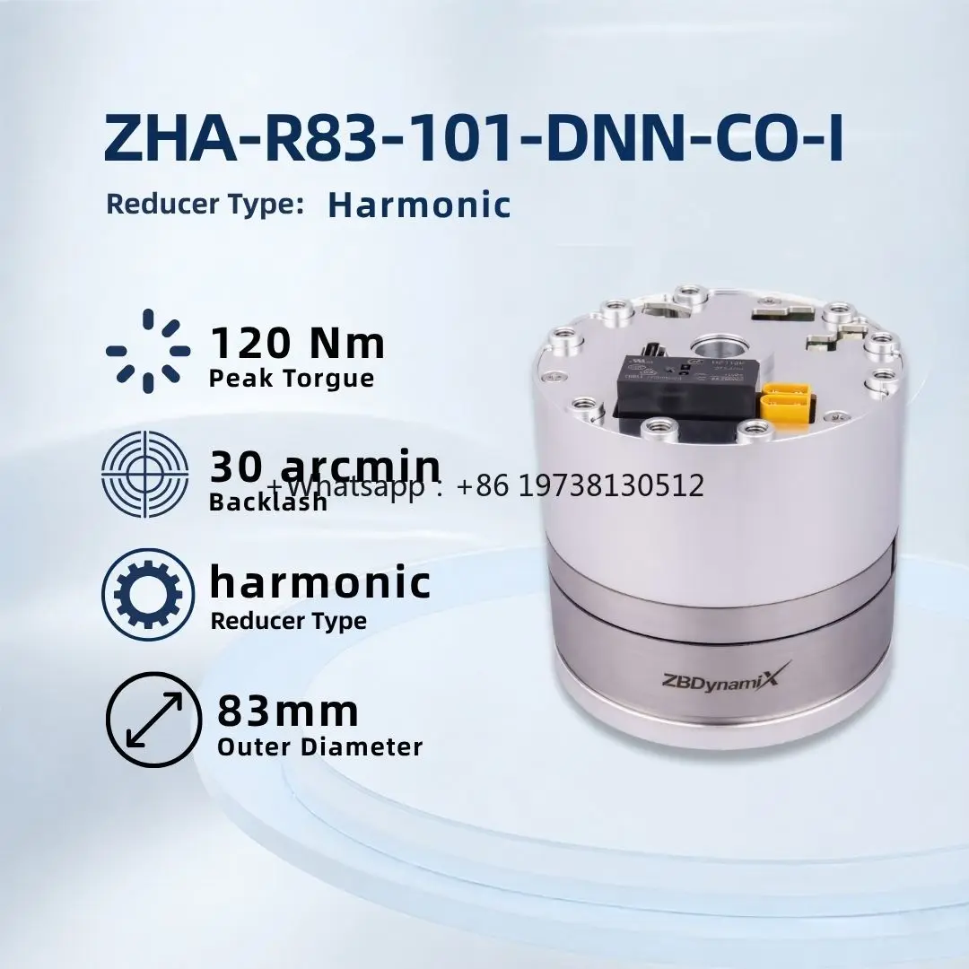 ZBDynamiX Harmonic Drive  Bldc Motor Controller High Torque 120 Nm with Dual Encoder for Agi Humanoid Robot Ai for Cobot Arm
