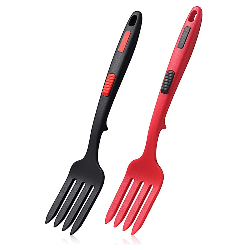 

Silicone Flexible Fork, Heat-Resistant Cooking Fork Tools Dishwasher Safe Kitchen Fork Kitchen Non Stick Fork for Mix