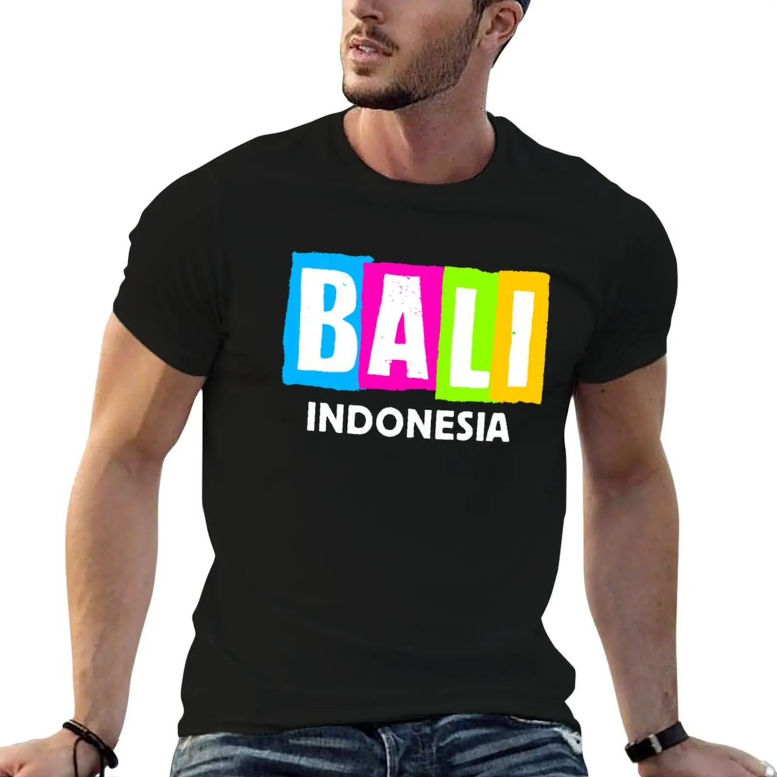 

Bali Indonesia Vintage Surfing Sunset Souvenir gift T-Shirt korean fashion sublime custom t shirt men graphic t shirts