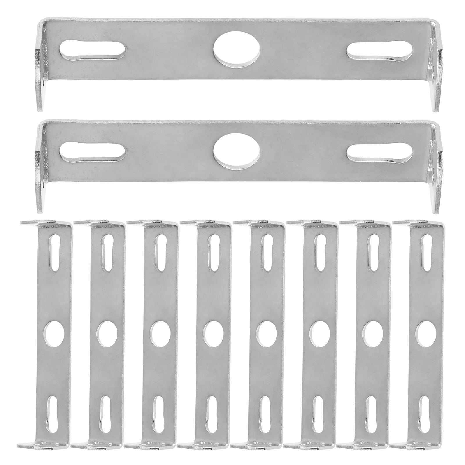 

10 Sets Iron Ceiling Light Brackets 10 Edge Folded Mounting Lamp Parts Retro Style Supplies 90mm Hooks Screw Included