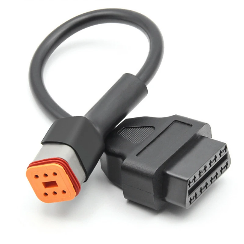 Cable adaptador de escáner de diagnóstico OBD2 para motocicleta Harley Davidson, 2 en 1, 6 pines, 4 pines, venta directa