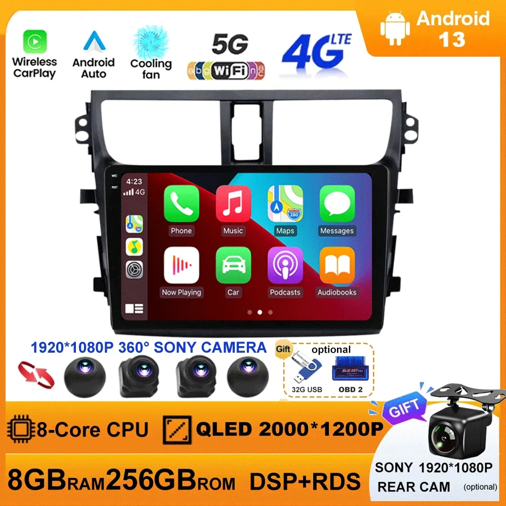 

Android 13 For SUZUKI CELERIO CULTUS 2015 - 2018 2Din BT DSP Car Radio Stereo Multimedia Video Player Navigaion Carplay Auto