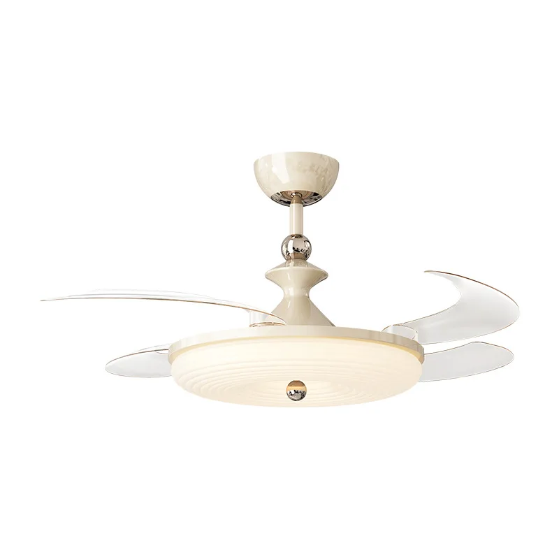 

Invisible fan light, living room, strong wind, modern simple cream wind, dining room fan
