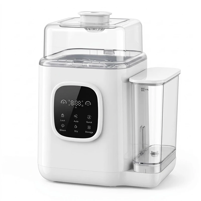 Baby Bottle Washer/Sterilizer and Dryer, High-Temperature Hot Air Circulation, Breast Pump Accessories, All-in-One Cleaning Mach