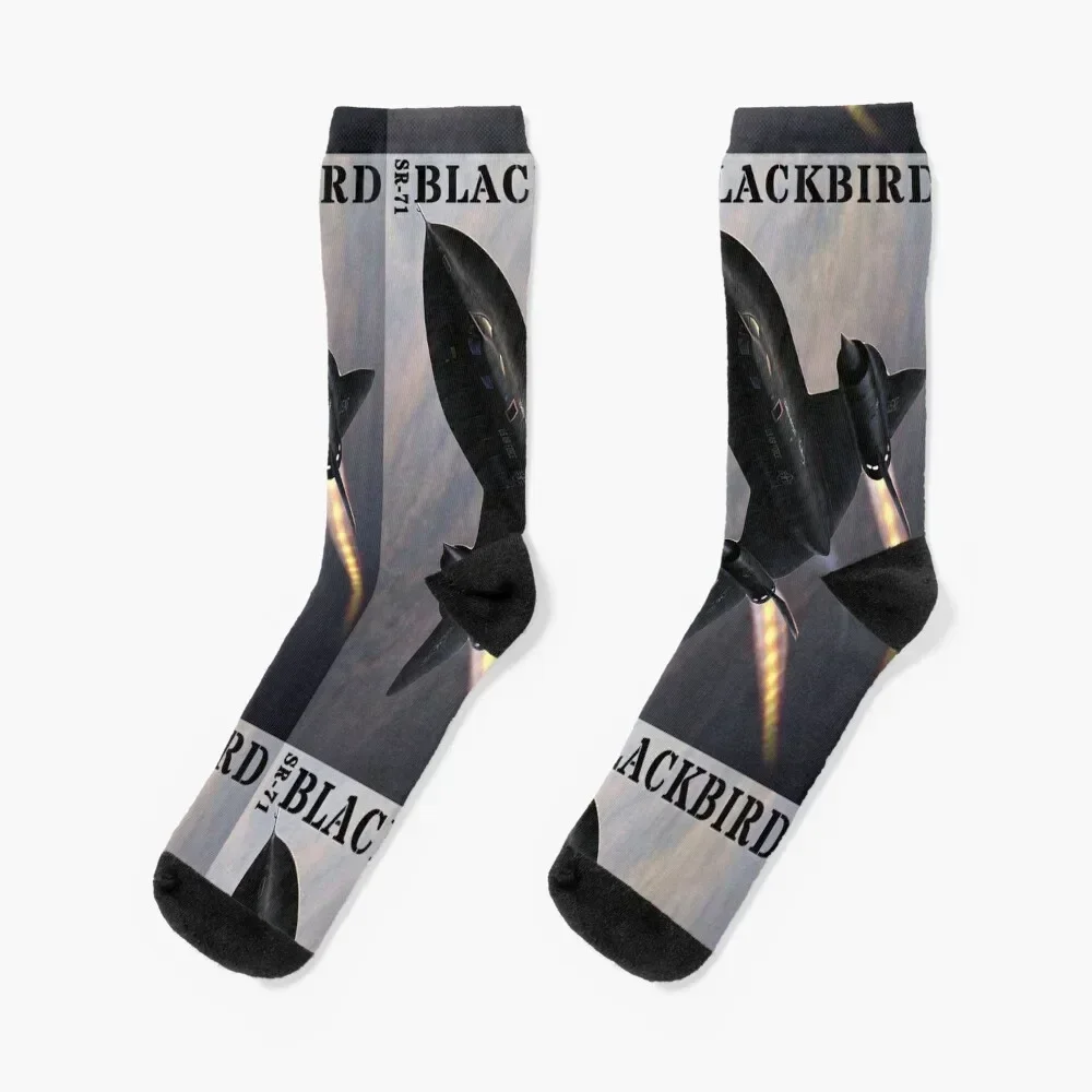 

SR-71 Art Socks sheer Climbing retro Rugby Woman Socks Men's