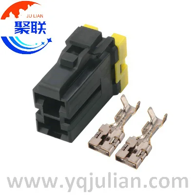 Auto 2pin plug 7123-4123-30 7123-4123 7157-6421-80 wiring unsealed electrical connector with terminals